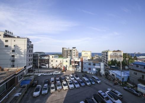 Lighthouse Beach Motel Sokcho Eksteriør bilde
